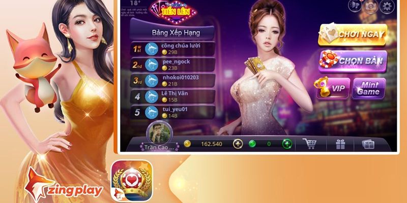 Giới thiệu game bài tiến lên Zingplay 