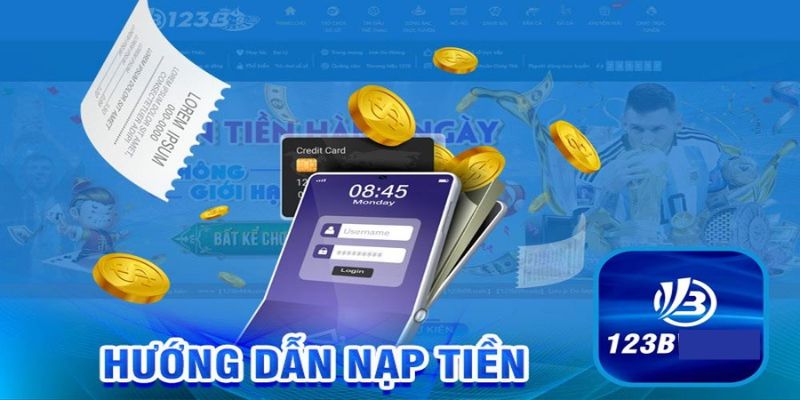 Các thao tác hướng dẫn nạp tiền 123BET